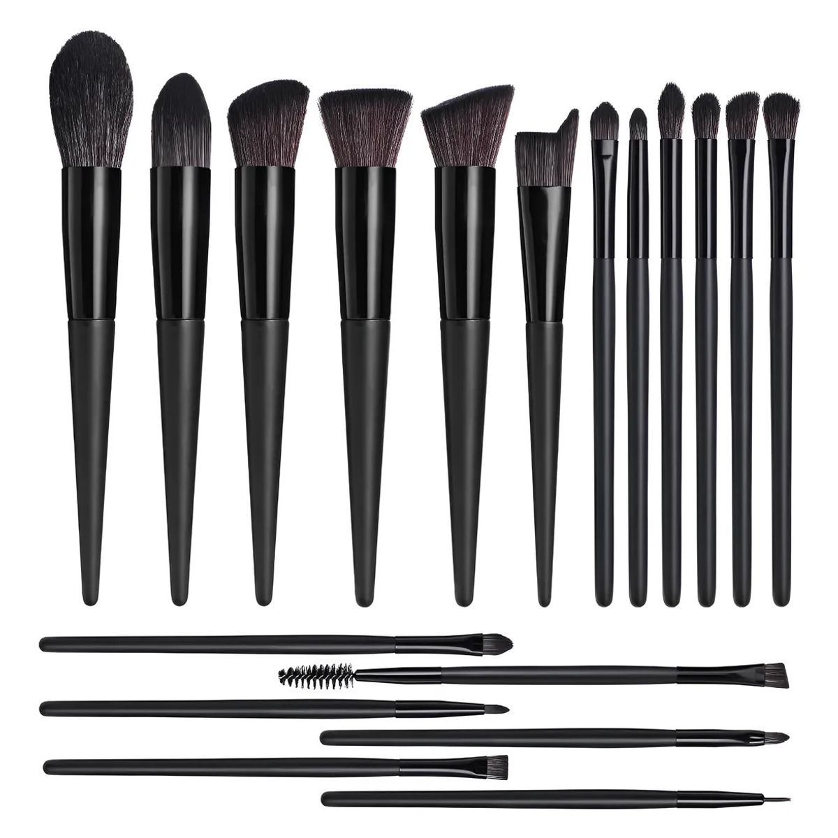 GENERICO - Set 18 Brochas De Maquillaje Profesionales Alta Calidad BELUG