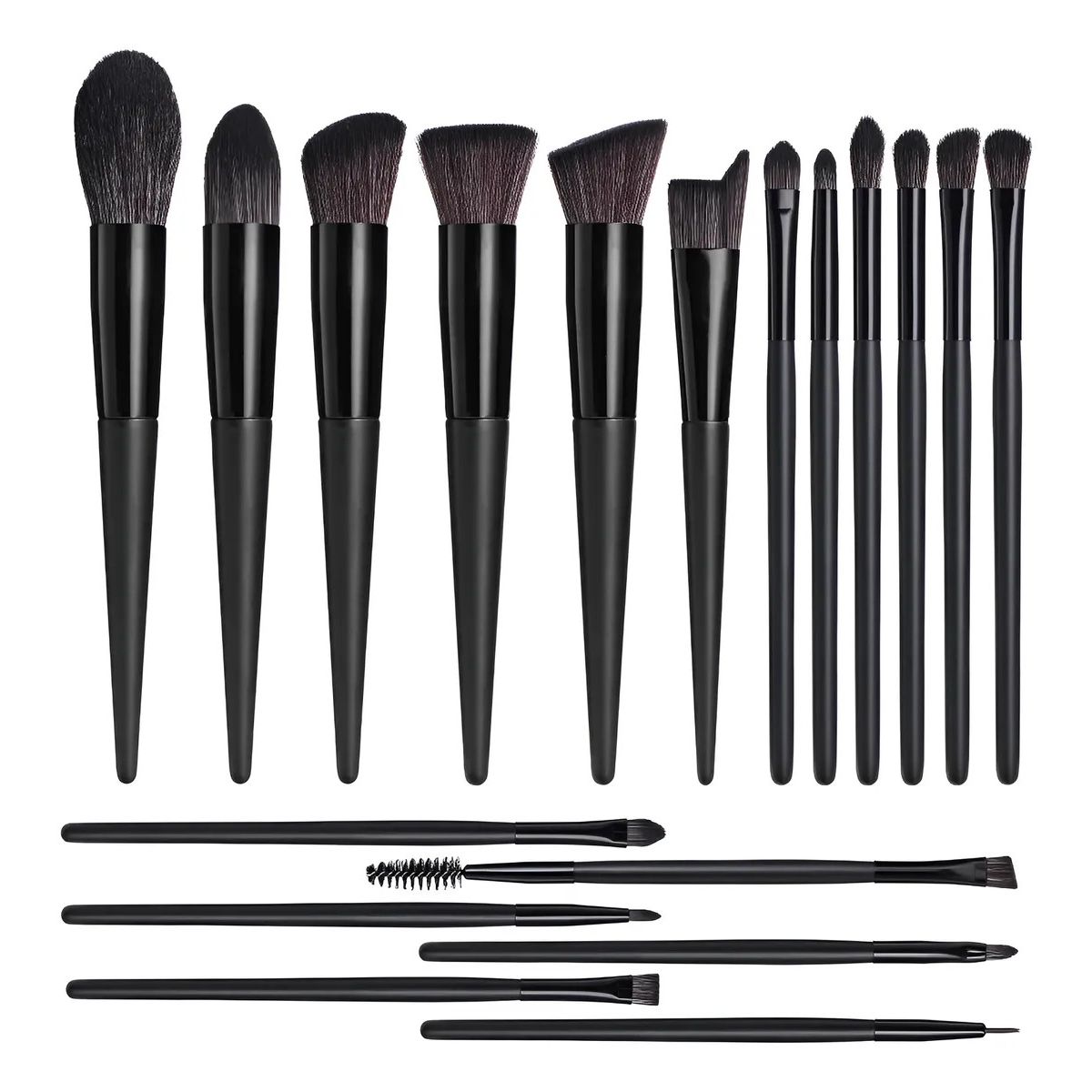 GENERICO - Set 18 Brochas De Maquillaje Profesionales Alta Calidad BELUG