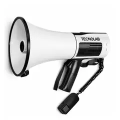 TECNOLAB - Megáfono Portátil TL852 Recargable BT 50w 400m