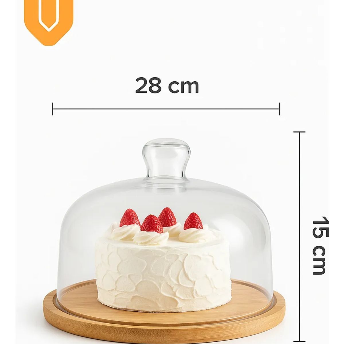 GENERICO - x6 Base Torta Porta Cupcakes Soporte Transportador Dulces