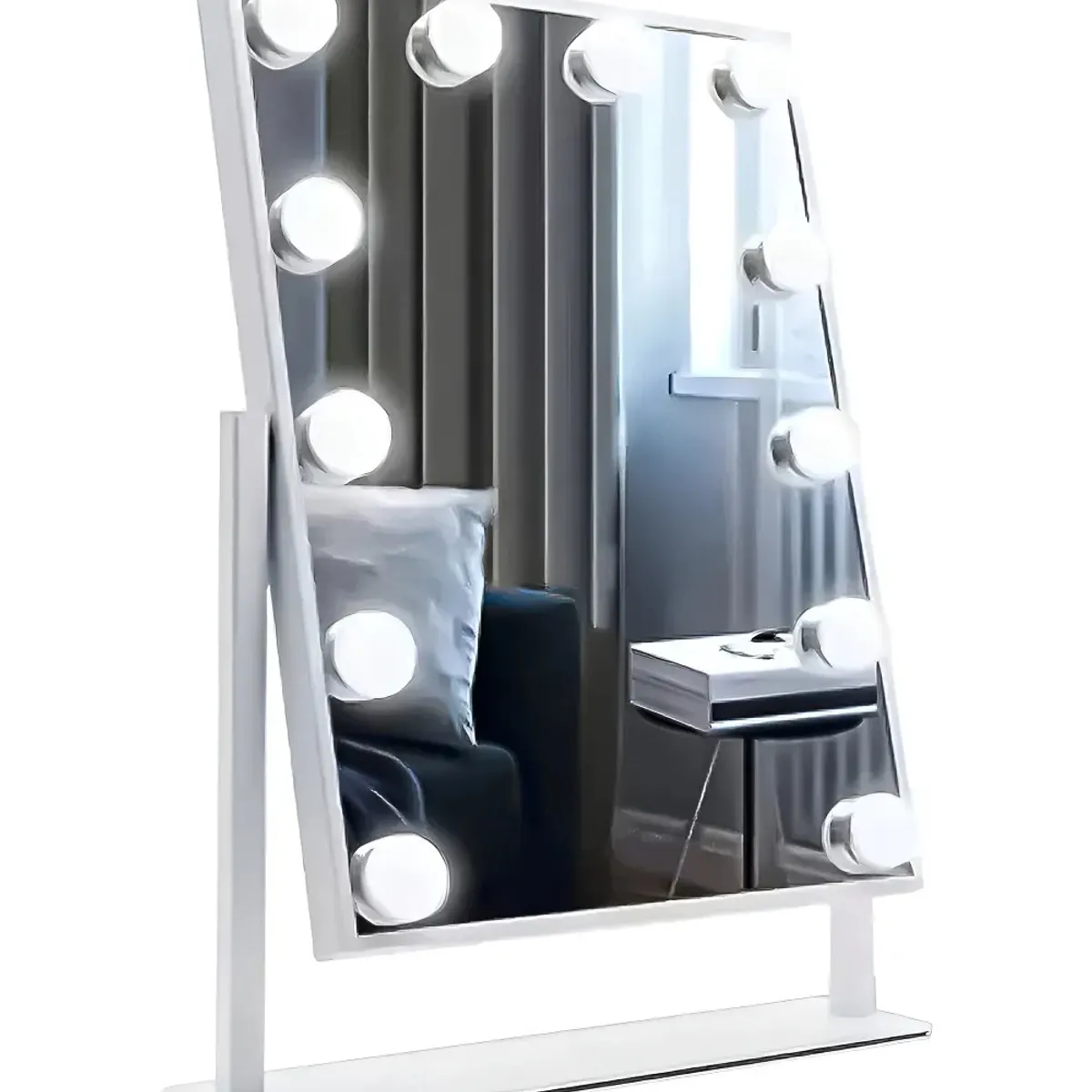 GENERICO - Espejo Tocador Maquillaje De Luz Calida Neutra Y Fria Alimentado usb BELUG