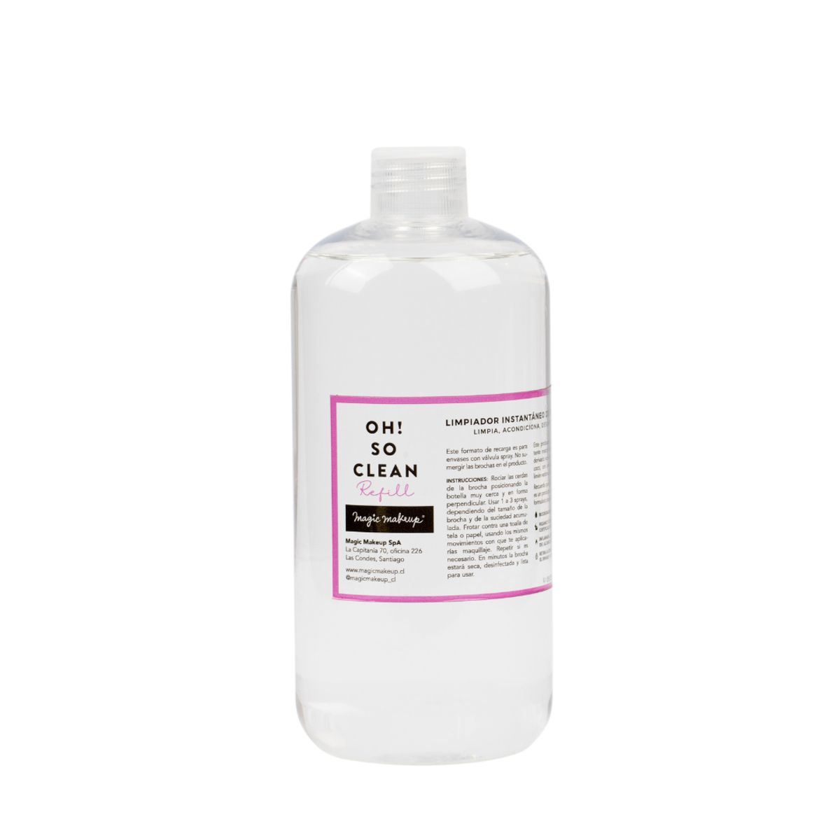 MAGIC MAKEUP - OH SO CLEAN limpiador instantáneo de brochas - Refill 500ml