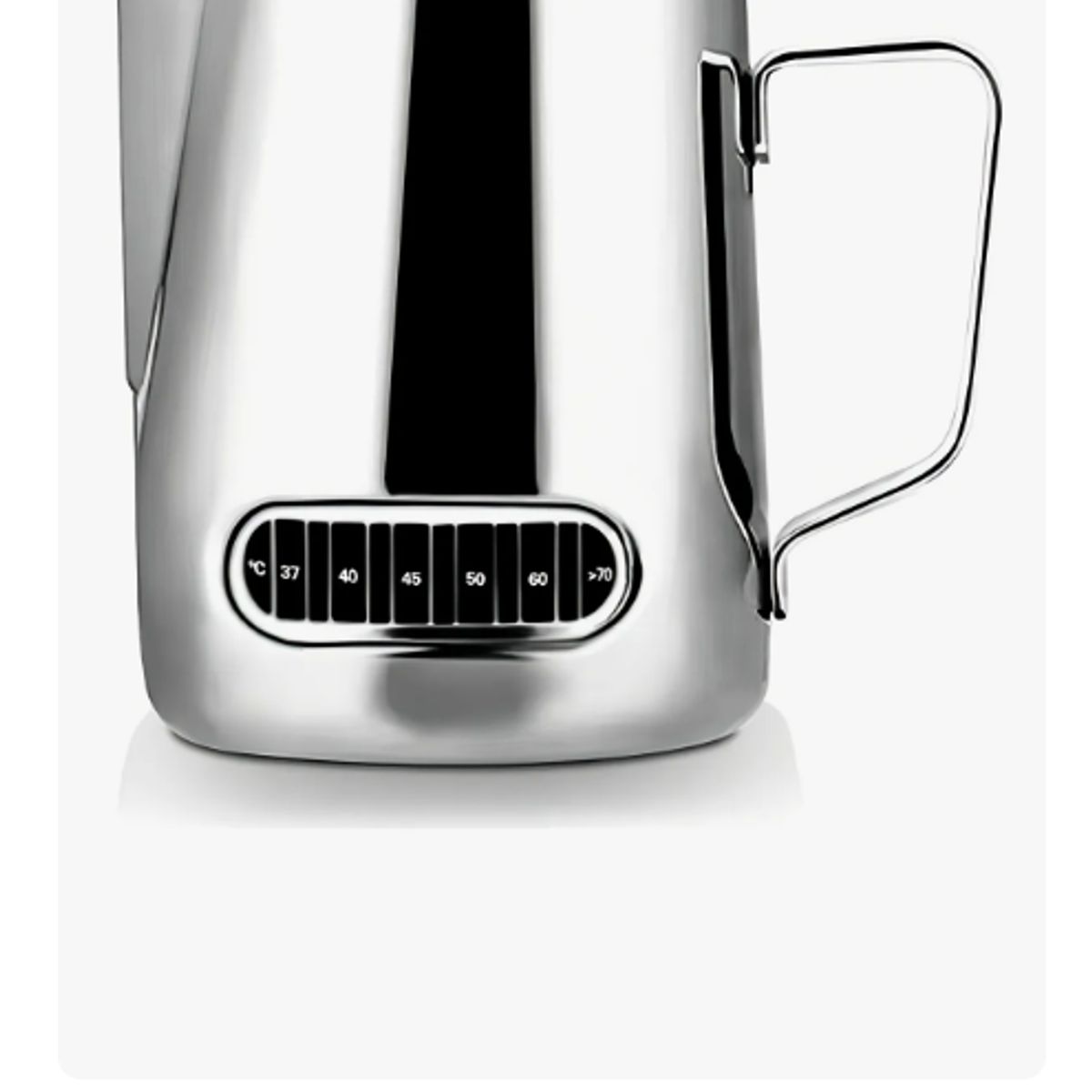 GENERICO - Jarra Chef Acero Inoxidable 600ml Con Termómetro Pico Latte