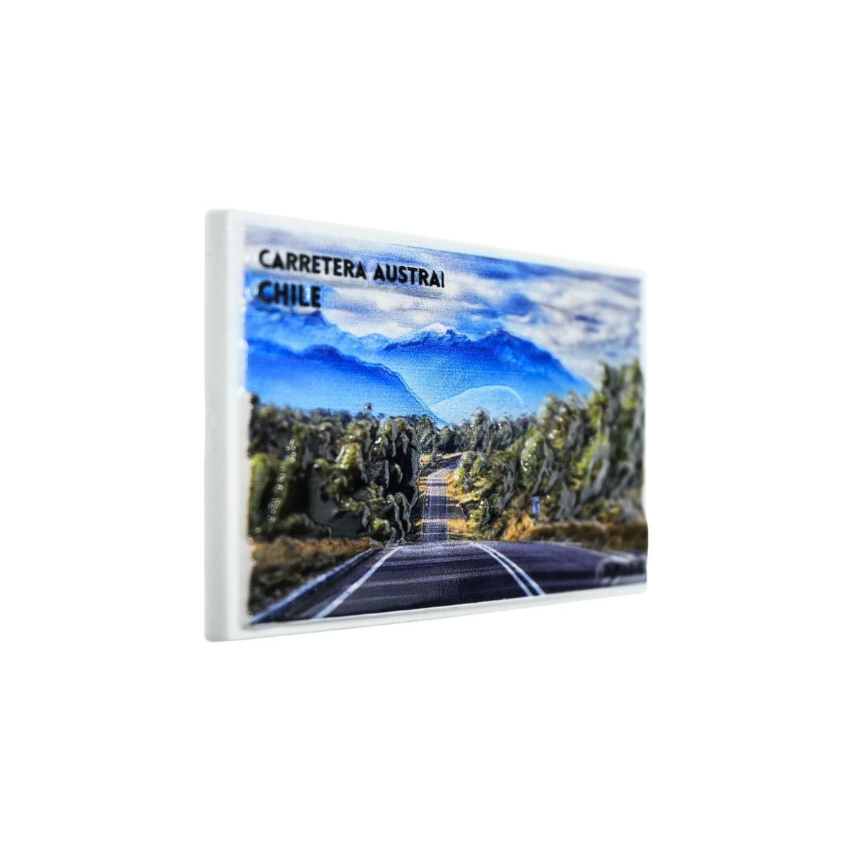 SOLEIO - Imán Decorativo Resina 3D Carretera Austral