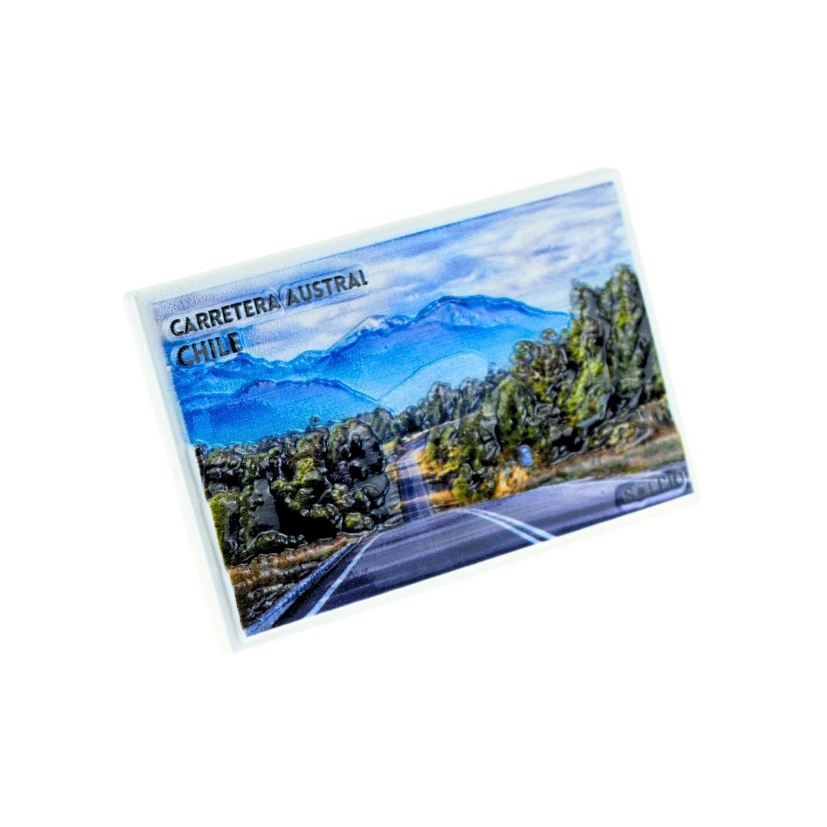 SOLEIO - Imán Decorativo Resina 3D Carretera Austral