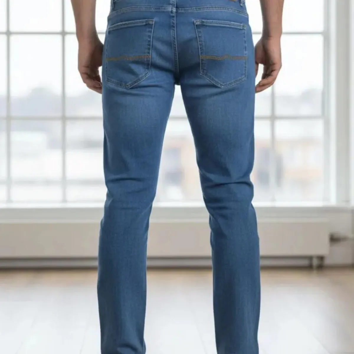 BLUE MOUNTAIN - Pantalón Jeans Hombre slim Elasticado