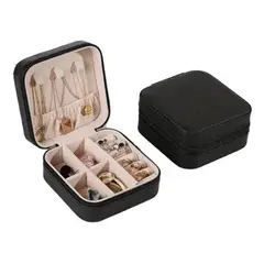 GENERICO - Joyero Organizador Estuche para Joyeria Color Negro