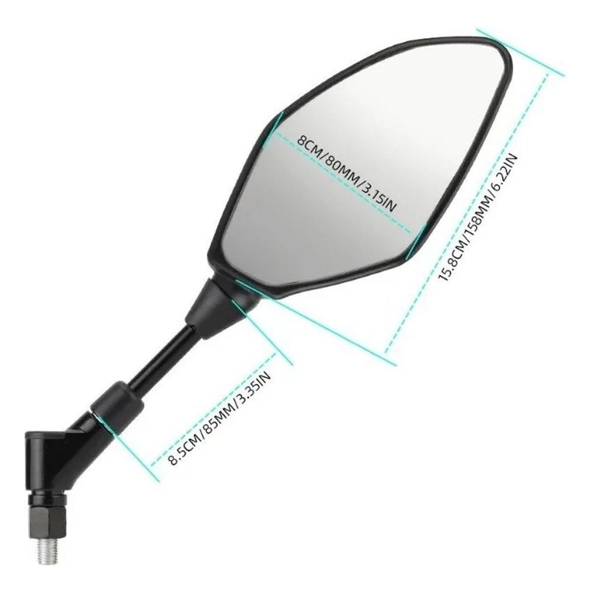 GENERICO - Espejos Para Moto Yamaha Tenere 700 - Modelo Original