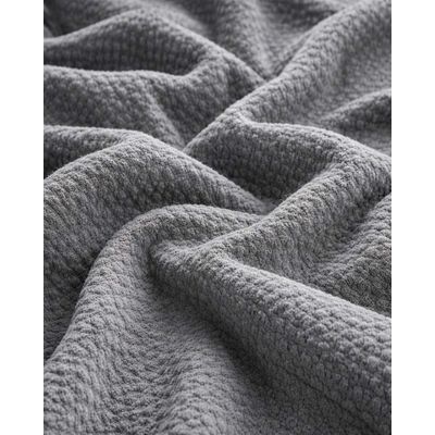 Imagen 2 del producto FRAZADA CON CHIPORRO ELEGANTE KING 230X250cm Gris