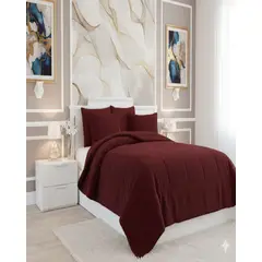 GENERICO - Cubrecama Premium Plush y Chiporro - Invierno King