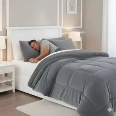 GENERICO - Cubrecama Premium Plush y Chiporro - Invierno King