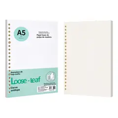 VIDA BUENAS - Repuestos De Hoja Papel Anillado 60 Hojas 142x208mm