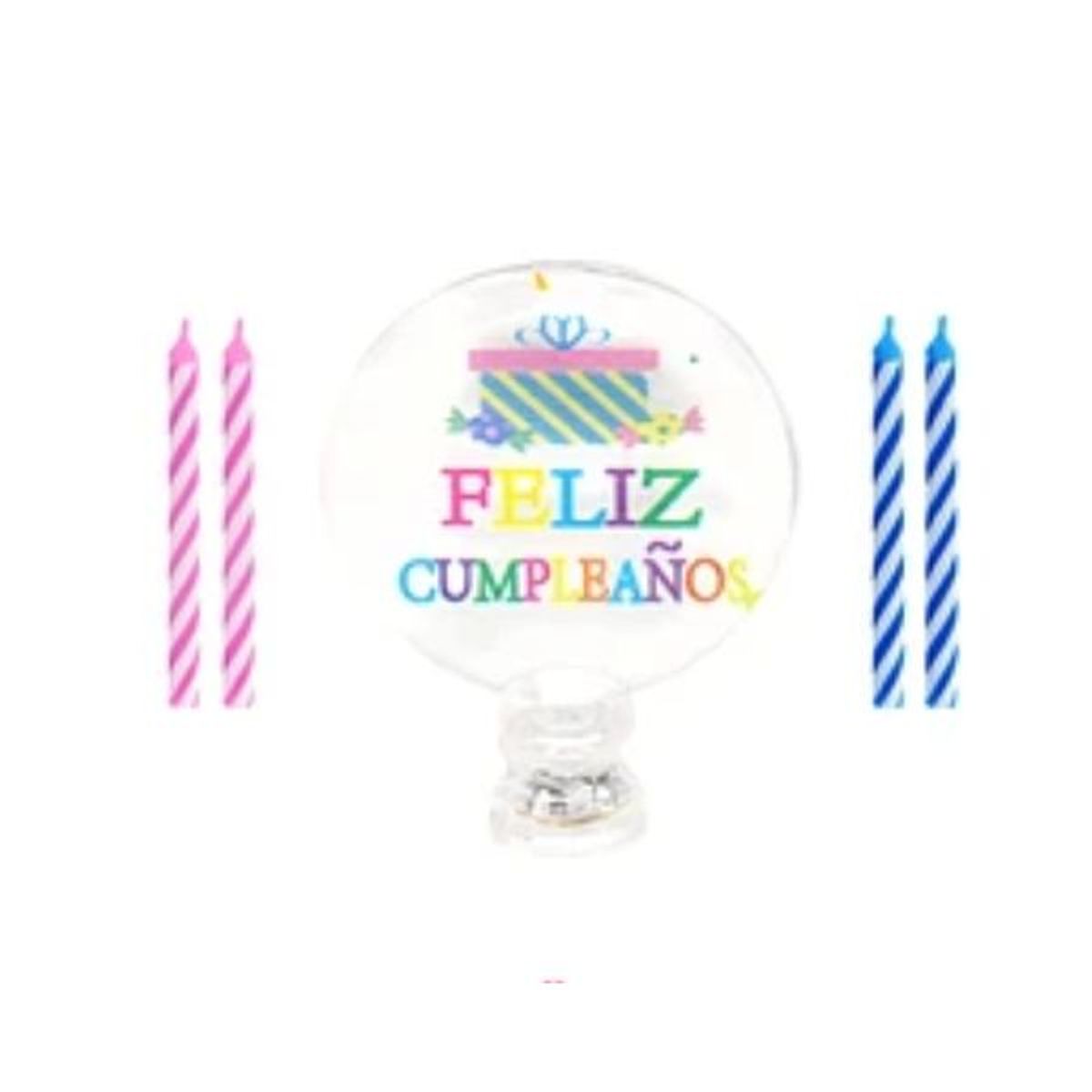GENERICO - Vela luminosa feliz cumpleaños