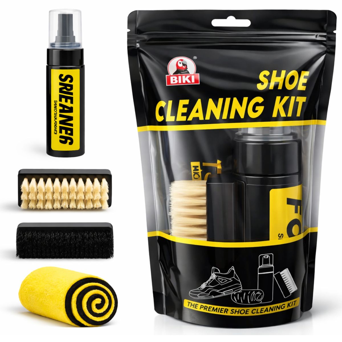 GENERICO - Limpia Zapatillas Espuma Renovadora Kit Blanqueador
