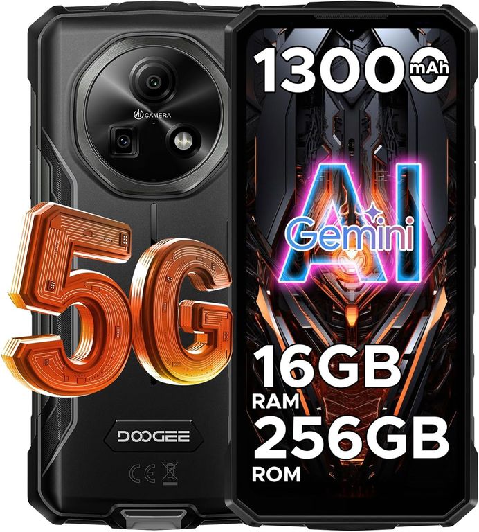 Fire7 5G Celular 16GB+256GB 64MP 13000mAh Smartphone