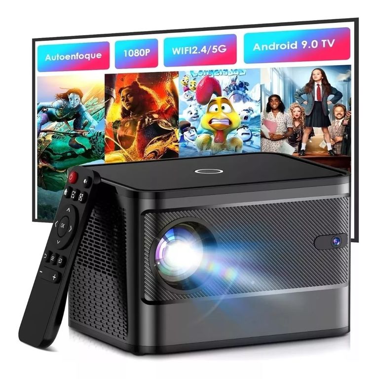 BLUEDREAMER Proyector Auto Focus 4k Wifi 1080p 9000lm Android Portátil