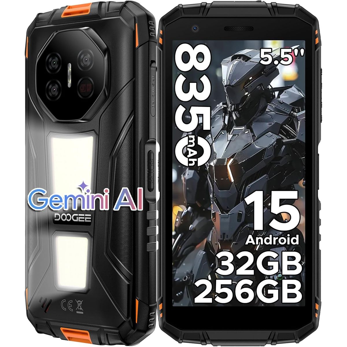 DOOGEE - DOOGEE Fire 3 Max Celular 32GB+256GB Android15 Smartphone