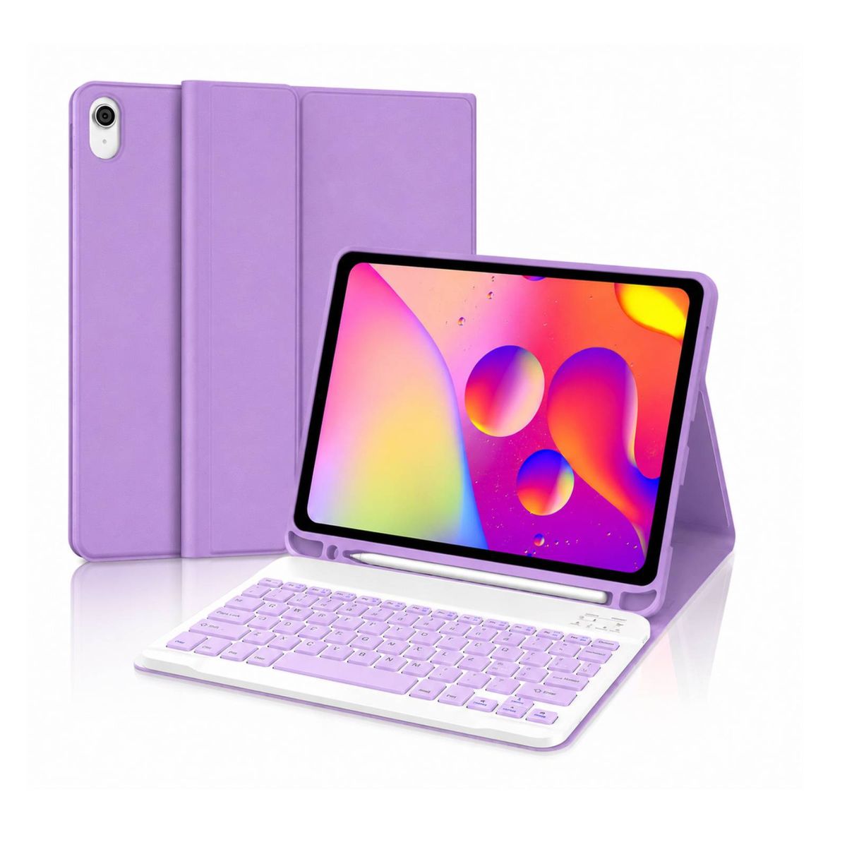 JOIGO - Funda Con Teclado Español Para iPad Air 11 M4 2026 Lila