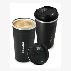 MOVI - Vaso térmico para frio y caliente con Pantalla Led de temperatura, Colores Fríos