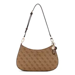 GUESS - Cartera Noelle Ii Top Zip Shoulder Bag Café