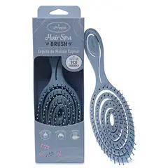 LOOKWELL - Cepillo De Pelo Desenredante Y Masaje Capilar Ecologico Celeste