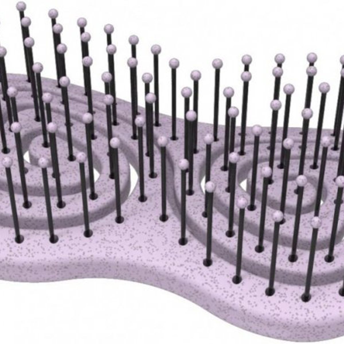 LOOKWELL - Cepillo Pelo Portable Ecológico Beige