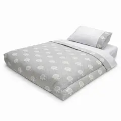 KINDERFLEX - Set Cuna Colecho 100% Algodón Elephant