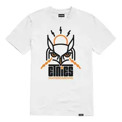 ETNIES - Polera Jono Wood Owl White