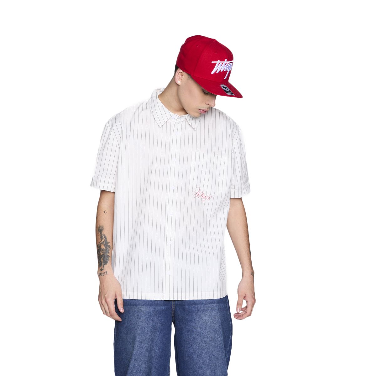 GENERICO - Camisa WhatUp Men White Red