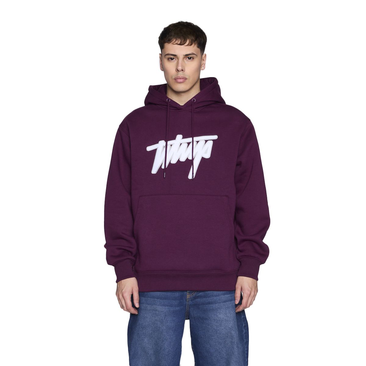 GENERICO - Polerón Whatup Hombre Hoodie Purple White