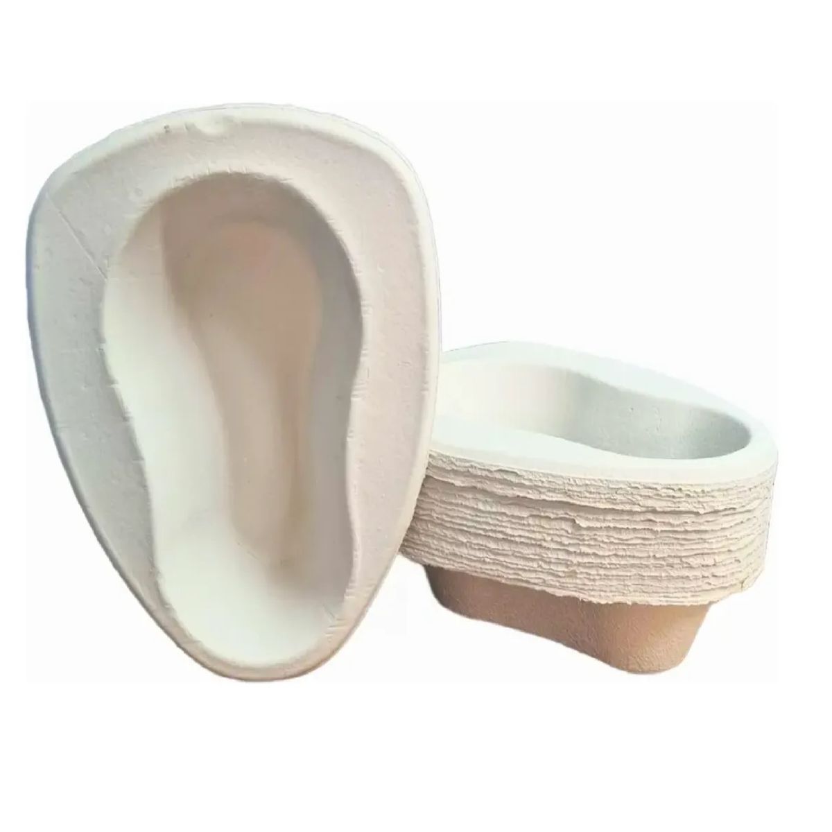 GENERICO - Chata Desechable De Carton 100% Biodegradable X10 Uso Medico