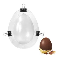 PASTELERIUS - Molde De Chocolate De Huevo De Pascua 3d Con Forma De Huevo Artesanías De Fondant Decoración Pascua