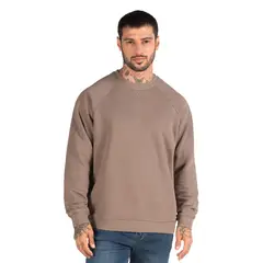 PANAMA JACK - Polerón Hombre Algodón Marrón