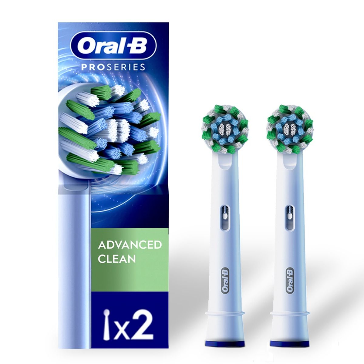 ORAL B - Cabezal de Repuesto Advanced Clean Cepillo Eléctrico Oral-B 2 Uds