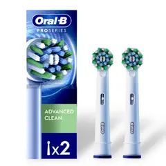 ORAL B - Cabezal de Repuesto Advanced Clean Cepillo Eléctrico Oral-B 2 Uds