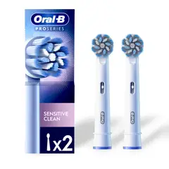 ORAL B - Cabezal de Repuesto Sensitive Clean Cepillo Eléctrico Oral-B 2 Uds