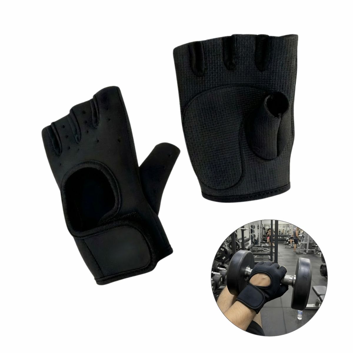 DALI - Guantes para Ejercicio Antideslizantes Par