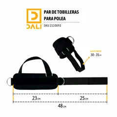 DALI - Tobilleras para Polea Ajustables Par