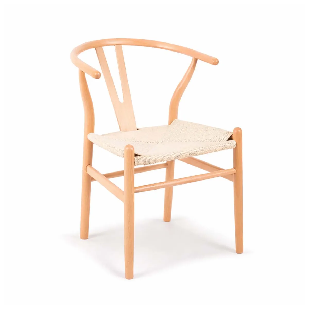 NOVAHUS - Silla de Comedor Wishbone Natural