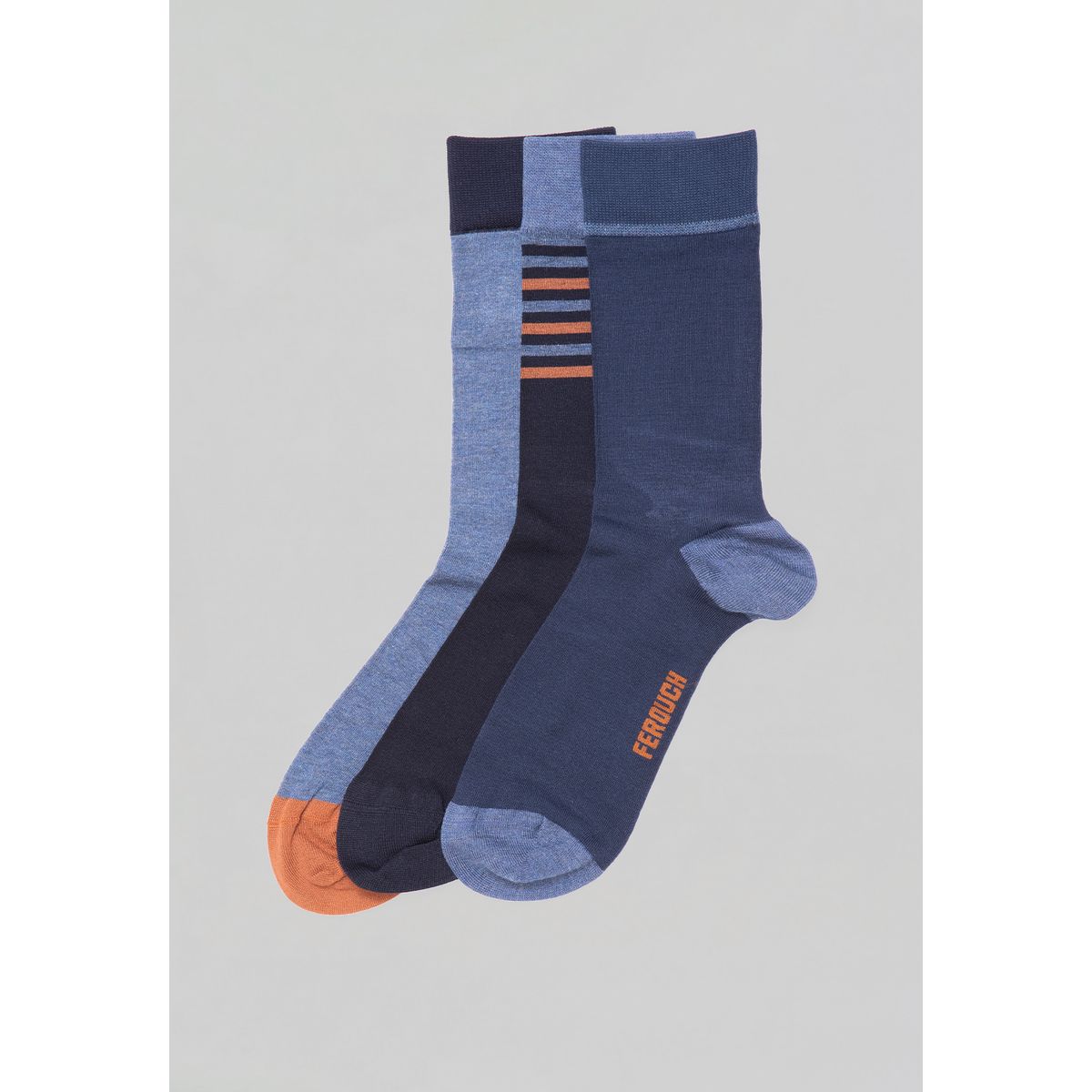 FEROUCH - Tri Pack Chicago Navy Melange Ferouch