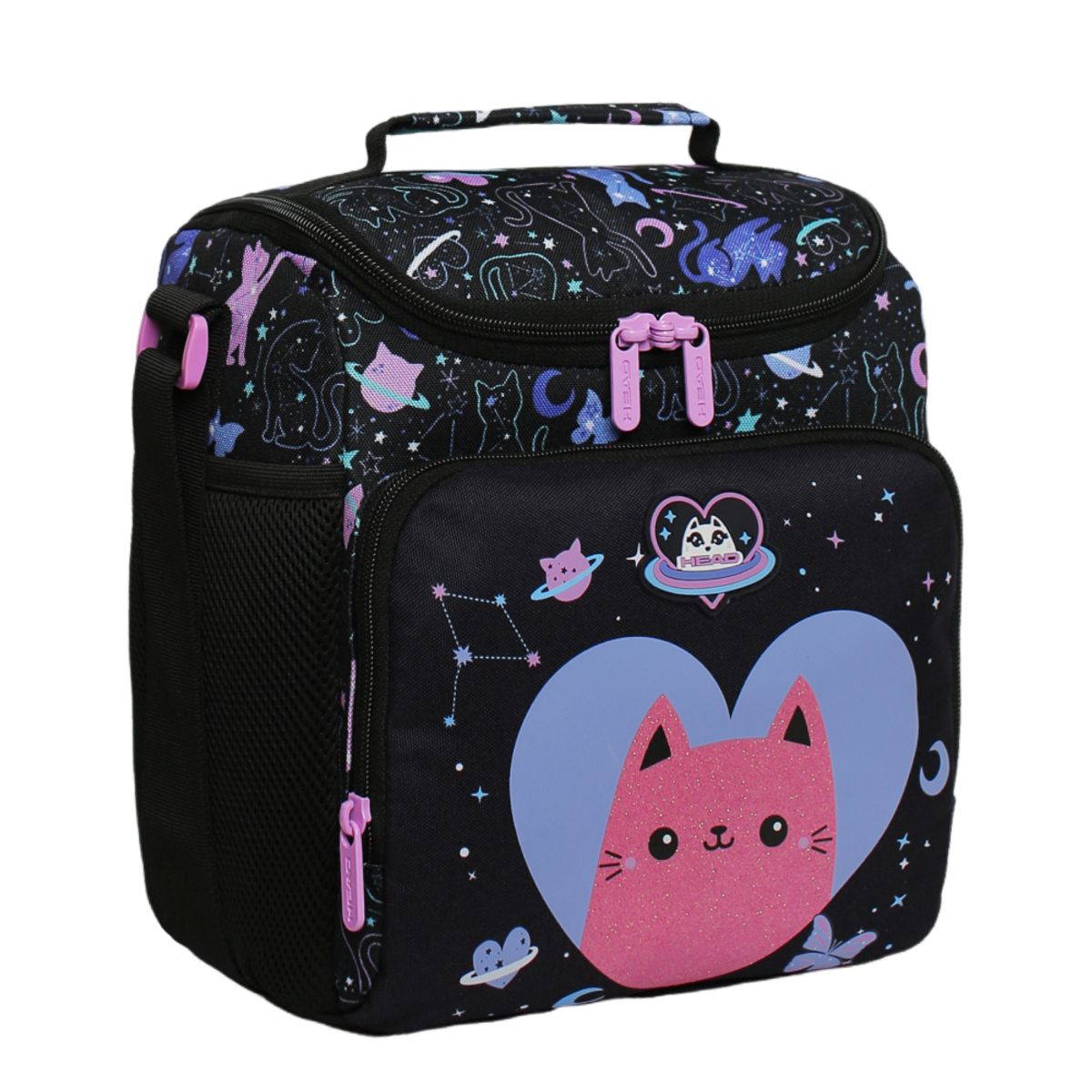 HEAD - Lonchera Térmica Mujer Snack Space Cat Negro Head