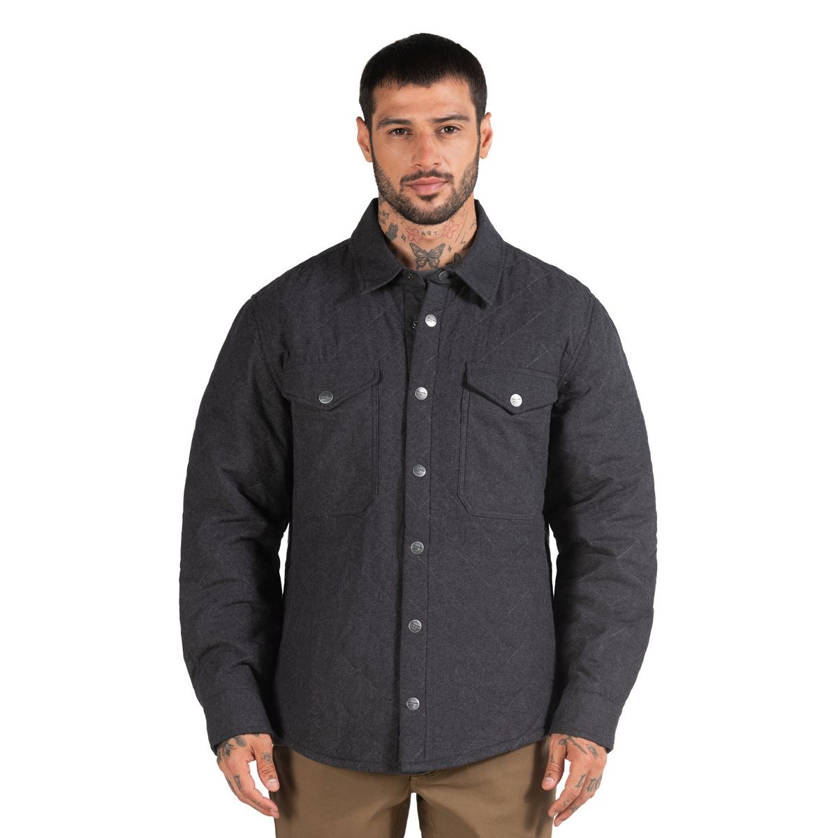 PANAMA JACK - Chaqueta Hombre Algodón Acolchada Gris PJH020M Panama Jack