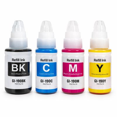 Generico Pack 4 Tintas Gi-190 Para Impresora Canon G2110