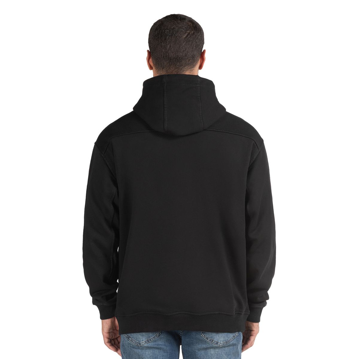 PANAMA JACK - Polerón Hombre Hoodie Canguro Negro Panama Jack