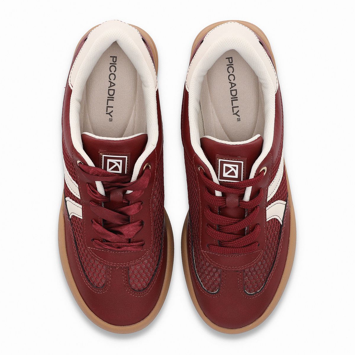 PICCADILLY - Zapatilla Mujer Burdeo Caroline Piccadilly