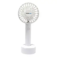 GENERICO - Ventilador Recargable Portátil Base Tecnolab Blanco TL671