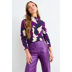 IO - Sweater Fantasia Mujer Morado