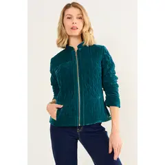MA GRIFFE - Parka Corta Mujer Verde Oliva Magriffe