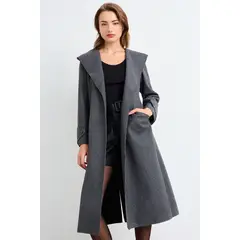 IO - Tapado Liso Mujer Gris