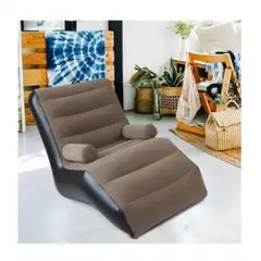 ANGELES DEL HOGAR - SILLÓN SOFÁ INFLABLE PEREZOSO APOYA BRAZOS